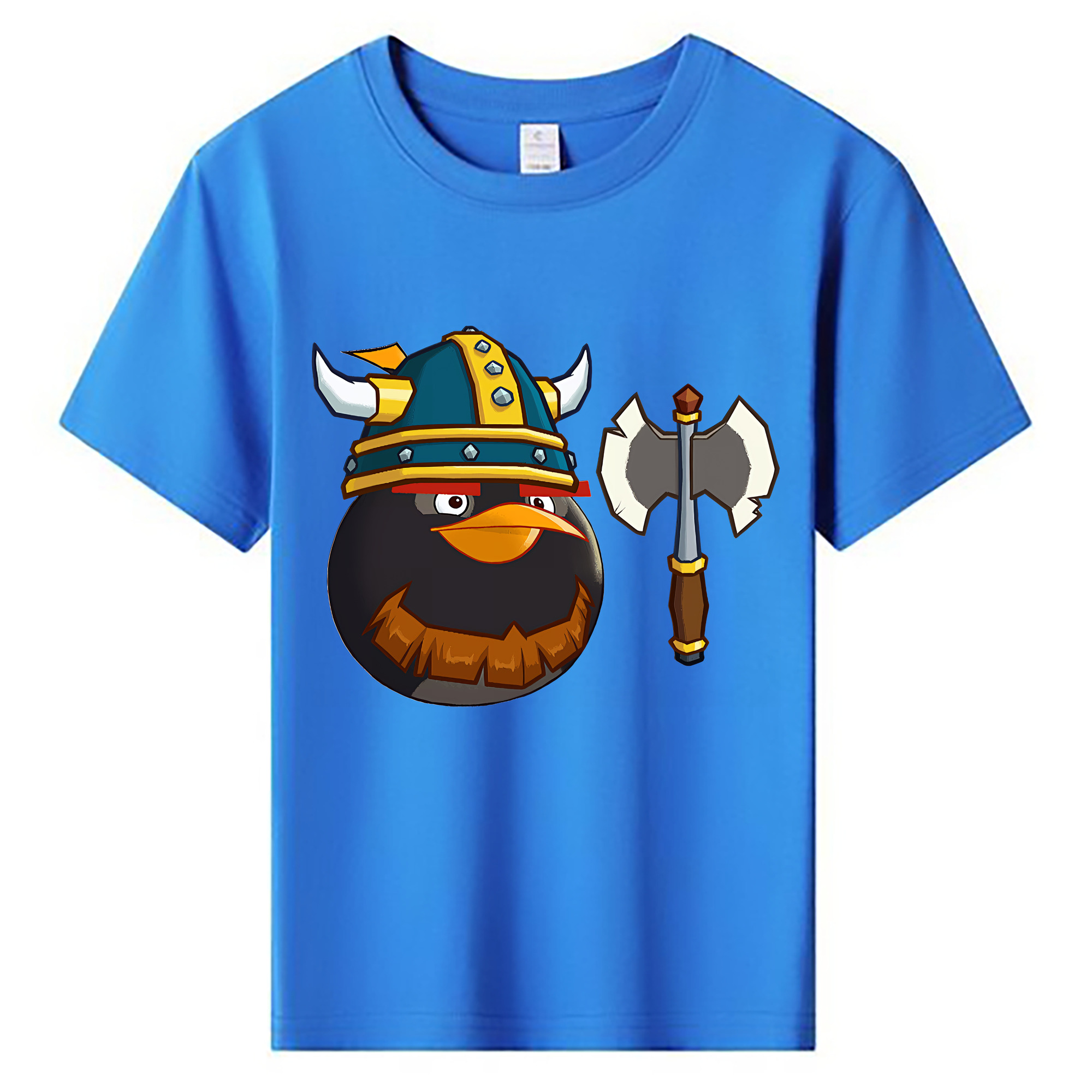 （画像用） Angry Birds アングリーバード 綿100％キッズTシャツ（フロントプリント）